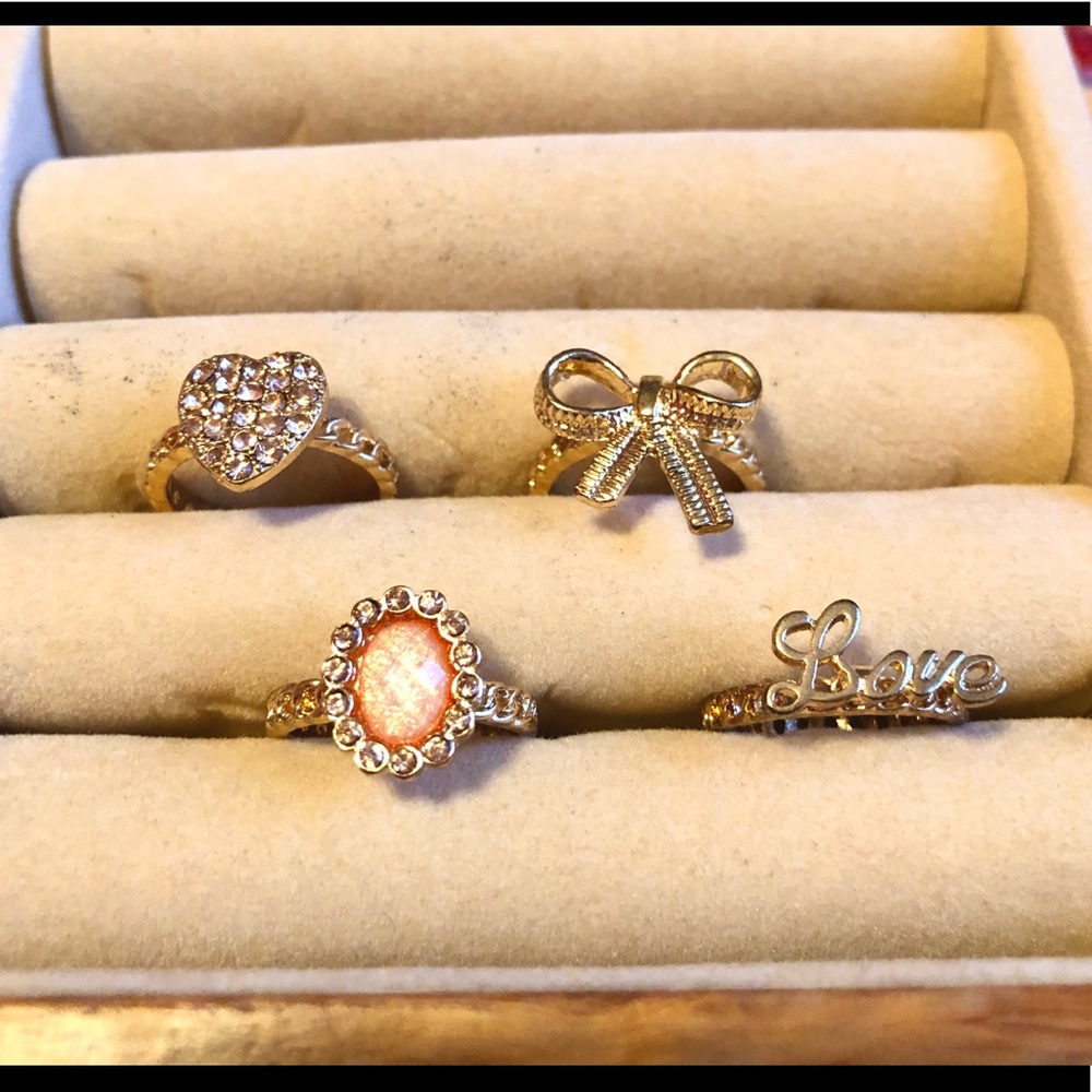 Gold Ring Set - Picture 2 of 3